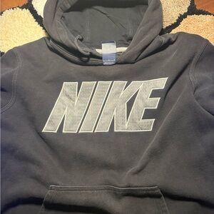 Nike Men's Charcoal Gray Hoodie